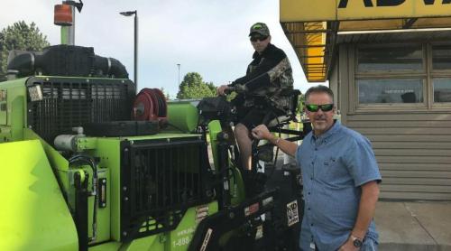 Owner Mark Yeager and Right Hand Man Brad. 